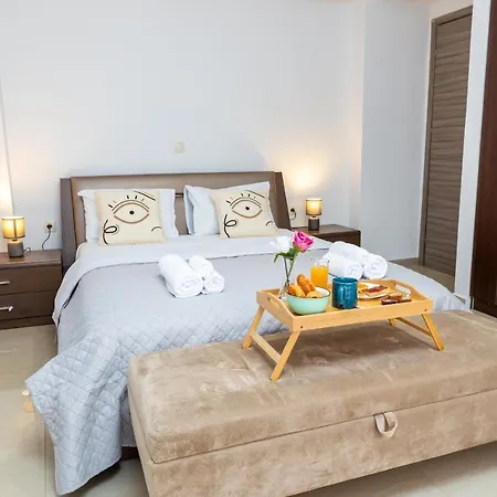 Odysseia Stay Pool & Private Jacuzzi 2Min Beach Apartament